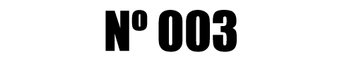 Nº 003