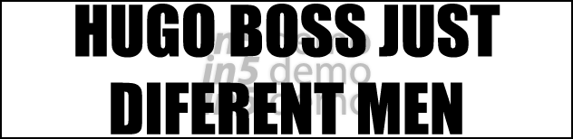 HUGO BOSS JUST DIFERENT MEN